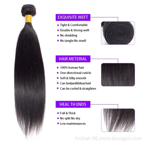 double drawn human hair,cuticle aligned virgin hair,12A Unprocessed Brazilian remy virgin Hair bundle vendors